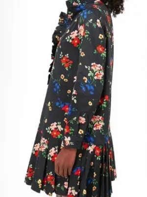 Tuckernuck After Light Amaryllis Tate Dress in Black Floral thumbnail 2