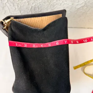 Kate Spade Crossbody Handbag Leather Tote Black Satchel Shoulder Bag thumbnail 13