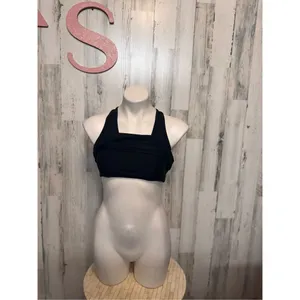 Aspire black tank top with built in sports bra size XSMALL thumbnail 9