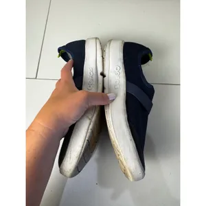 Oofos OOmg Mesh Low Shoe Women‎ 9.5 Navy Blue Recovery Slip On Walking Sneaker thumbnail 4