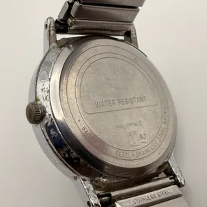 Vintage Timex Acqua Quartz Watch - Expansion Band, Date Working New Battery thumbnail 4