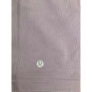 Lululemon Ribbed Nulu Asymmetrical Yoga Tank Top Purple Ash Size‎ 10 LW1ERPS thumbnail 6