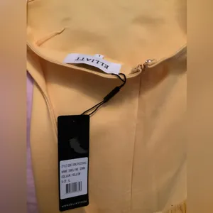 NWT Elliatt Yellow Drop Waist Maxi Gown Dress Size XS thumbnail 13