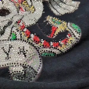 Y2k Vintage Ed Hardy Sweatshirt Small Zip Up Hoodie NYC Skull Eagle Snake Fading Faded Discoloration thumbnail 11