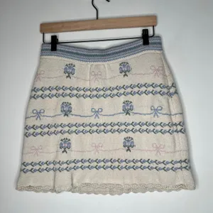Love Shack Fancy Pawley Knit Mini Skirt Size Large thumbnail 7