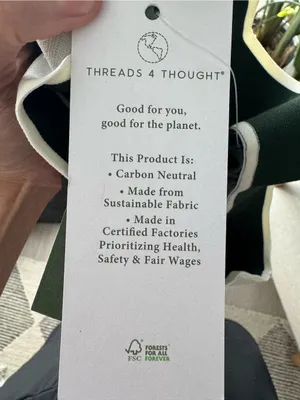 Threads 4 Thought Francis Eco Performance Jersey Logo Wide Leg Pant Size Small thumbnail 4