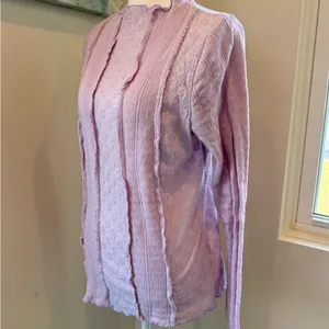 Free People Orchid Dust Long Sleeve Top NWT thumbnail 3