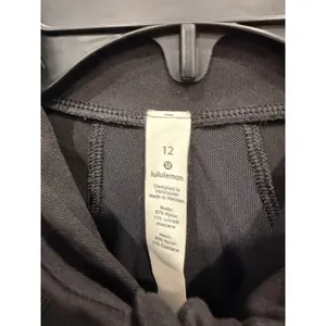 Lululemon Womens Jacket 12 Black Luon Define Full Zip Thumbholes Activewear thumbnail 7