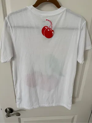Coca Cola Shirt Cherry Coke Classic Everyday Boyfriend Fashion size small thumbnail 2