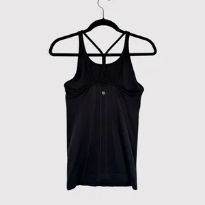Lululemon Womens Top Gray Swiftly Tech Strappy Tank Stretch Yoga Gym Size 4 thumbnail 3