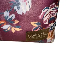 Matilda Jane Plum Perfect Floral Backpack Faux‎ Leather School Travel Bag Boho thumbnail 4