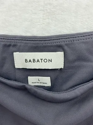 NWT Babaton Charcoal Long-Sleeve Square Neck Bodycon Dress thumbnail 3