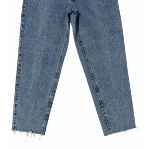 Levi's 551 Relaxed Fit Tapered Leg‎ Classic Blue Denim Jeans Women's Size 8 Med thumbnail 5