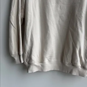 Aerie Cream Cowl Neck Sweatshirt Size XS thumbnail 3