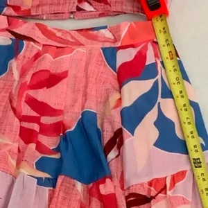 Dress Up Tropical‎ Floral two-piece set NWT size small thumbnail 5