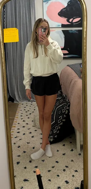 Super cute target white pullover  thumbnail 1