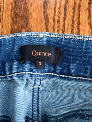 Quince Nina Stretch Pull-On Kick Flare Jeans – Laguna Blue – Size Small thumbnail 7