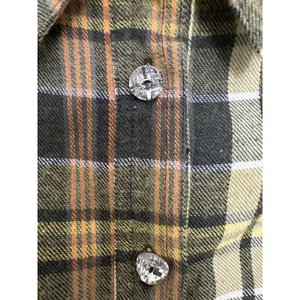 Warner Bros Speedy Gonzales, Flannel Button-Up blouse Size M crystal buttons thumbnail 4
