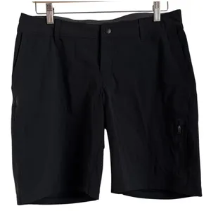 REI Co-op Women's Trail Shorts Black Zipper Pocket Outdoor Hiking Shorts Size 10 thumbnail 1