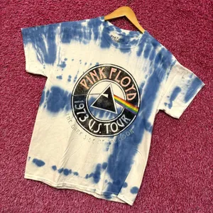 Pink Floyd Dark Side of the Moon 1973 US Tour Rock Tie Dye L thumbnail 3