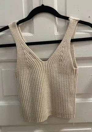 Sweater Tank White Size XS thumbnail 1