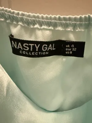 Nasty Gal Cowl Neck Top Satin thumbnail 3