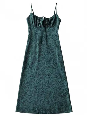 NEW in Bag Green & Black Floral Dress thumbnail 4