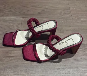 Lulus burgundy heels thumbnail 1