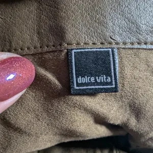 Dolce Vita Kitt Taupe Brown Suede Almond Toe Over the Knee Low Heel Boots Sz 6 thumbnail 5