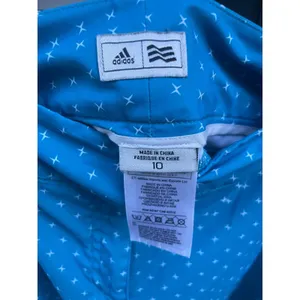 Adidas Adizero Golf Shorts Blue Star Print Womens Size 10 Performance Athletic thumbnail 3