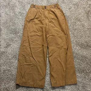 Madewell Women’s Brown Harlow Wide Leg‎ Trousers Size 6 thumbnail 3