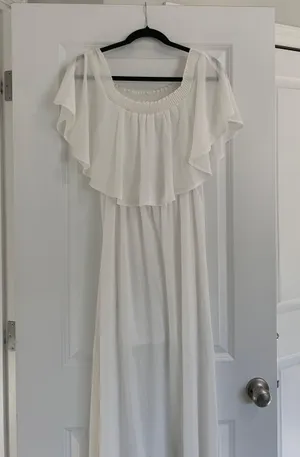 NEW Show Me Your Mumu White Maxi Dress thumbnail 6