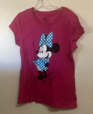 FINAL MARKDOWN Disney Minnie Mouse t shirt junior xl thumbnail 1