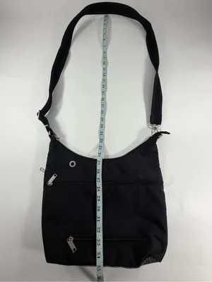 Baggallini Convertible Hobo Crossbody Bag Black Gray Travel RFID Wristlet‎ Purse thumbnail 9
