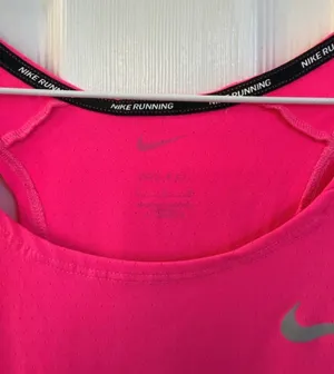 Nike Dri-Fit Running Neon Pink Racerback Tank Top thumbnail 2