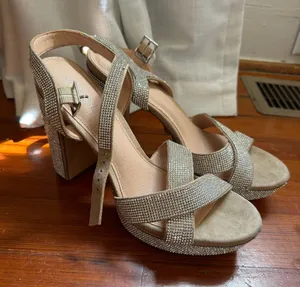 Bedazzled platform heels thumbnail 1