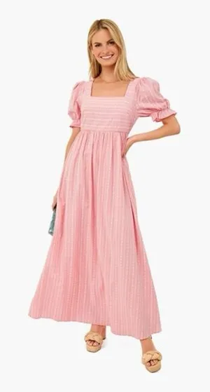 Tuckernuck Hyacinth House Pink Pippa Maxi Dress Size‎ M thumbnail 1
