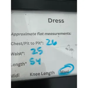 Woman‎ Within Maxi Dress Women Size 2X Blue Stretch Modern Polka Dot Sleeveless thumbnail 9