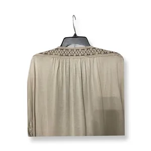 August Silk Lace Beige Cardigan Shrug Boho Chic PS Avant Garde Minimalist Indie thumbnail 6