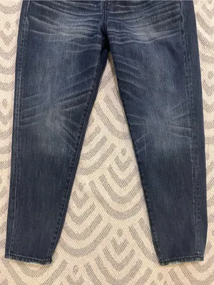 ABERCROMBIE & FITCH Women’s High Rise Dark Wash Blue Denim Mom Jeans 10 thumbnail 3