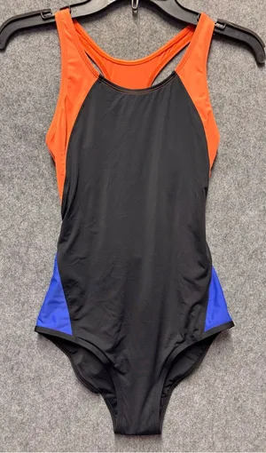 Beautikini Period Swimwear One Piece Leakproof Athletic Racerback Swimsuit thumbnail 1