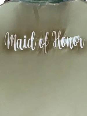 Maid of Honor Satin Pajama Set Sage Green Size Small thumbnail 7