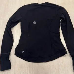 lululemon athletica Blue Long Sleeve Asymmetrical Blouse thumbnail 3