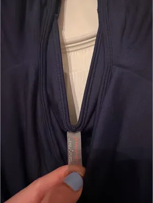 Free People Movement Blue Crop Tank thumbnail 2