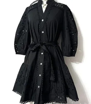 Christian LaCroix Black Mini Dress thumbnail 2