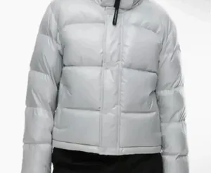 Aritzia Pearl Grey Super Puff Shorty  thumbnail 1
