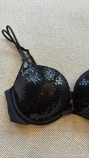 Victoria's Secret bra black sequin 32c thumbnail 8