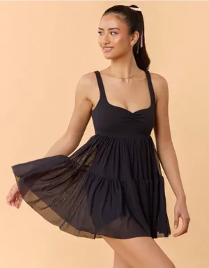 Blogilates Women Sweetheart Babydoll Dress Size Small New thumbnail 1