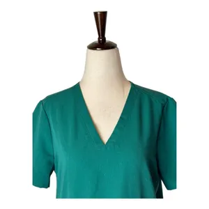Figs Shirt Women Small Green Casma Three Pocket Scrub‎ Top Medical Nurse Doctor thumbnail 4
