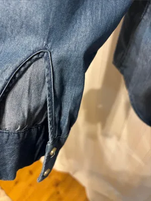 Old Navy Denim Button-Front Shirt - Blue thumbnail 5